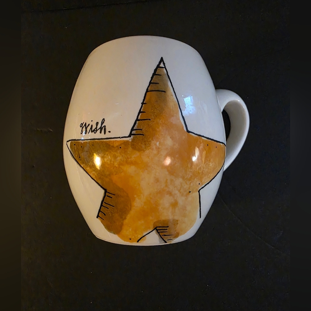 Christmas WISH Star Mug “All Is Bright” - Magenta